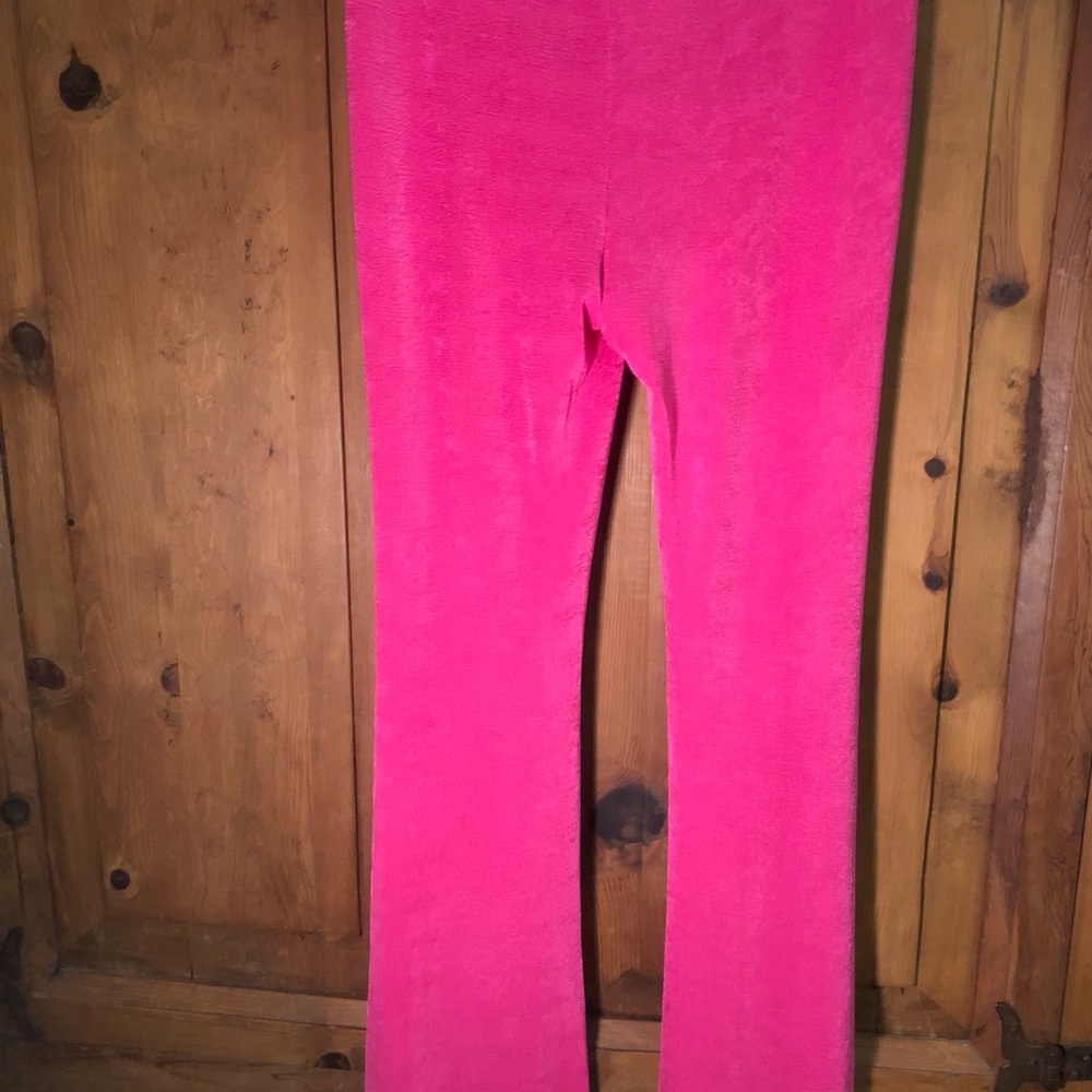 Vibrant Pink Knit Pants